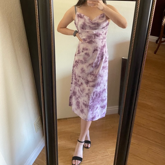 Marble Lilac Midi Dress! - Picture 1 of 4